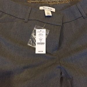 White House Black Market gray dress pants
